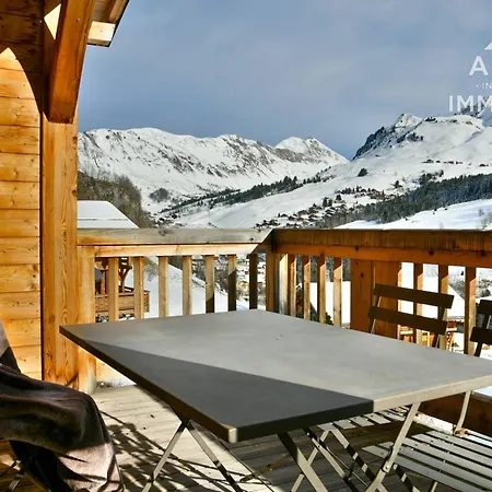 5 Pour 8 Pers. Avec Wi-fi Et Garage Au Grand-bornand - Fr-1-391-199 Chalet