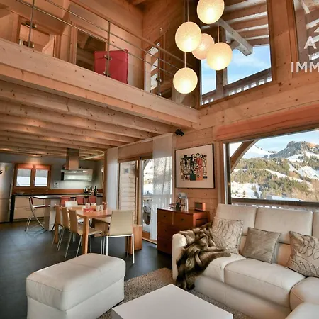 5 Pour 8 Pers. Avec Wi-fi Et Garage Au Grand-bornand - Fr-1-391-199 Chalet